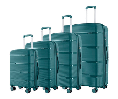 IZOD Dawn Hard shell Expandable Lightweight 4 Piece Luggage Set - Stiles Supply Co.
