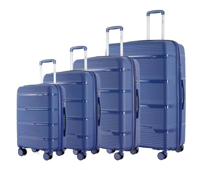 IZOD Dawn Hard shell Expandable Lightweight 4 Piece Luggage Set - Stiles Supply Co.