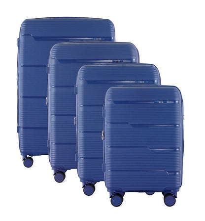 IZOD Dawn Hard shell Expandable Lightweight 4 Piece Luggage Set - Stiles Supply Co.