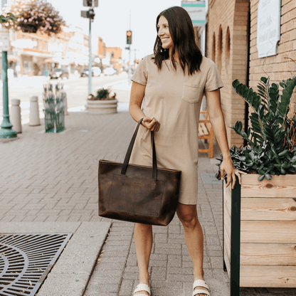 Range Leather Denali Market Tote