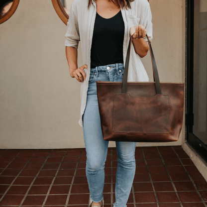 Range Leather Denali Market Tote