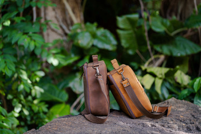 Romfre Leather CPAP Travel Bag - Stiles Supply Co.