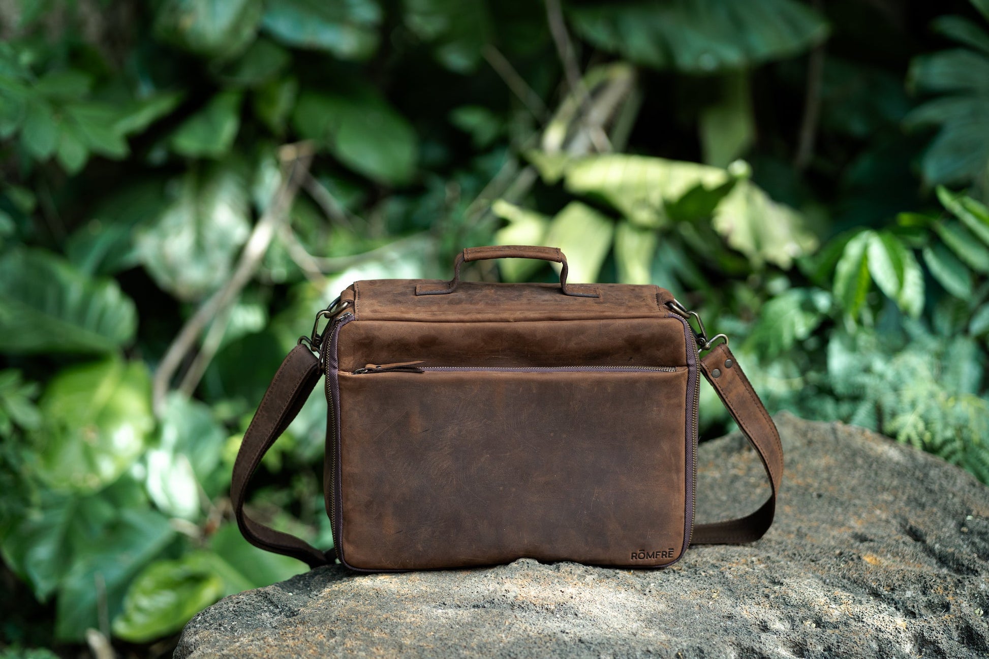 Romfre Leather CPAP Travel Bag - Stiles Supply Co.