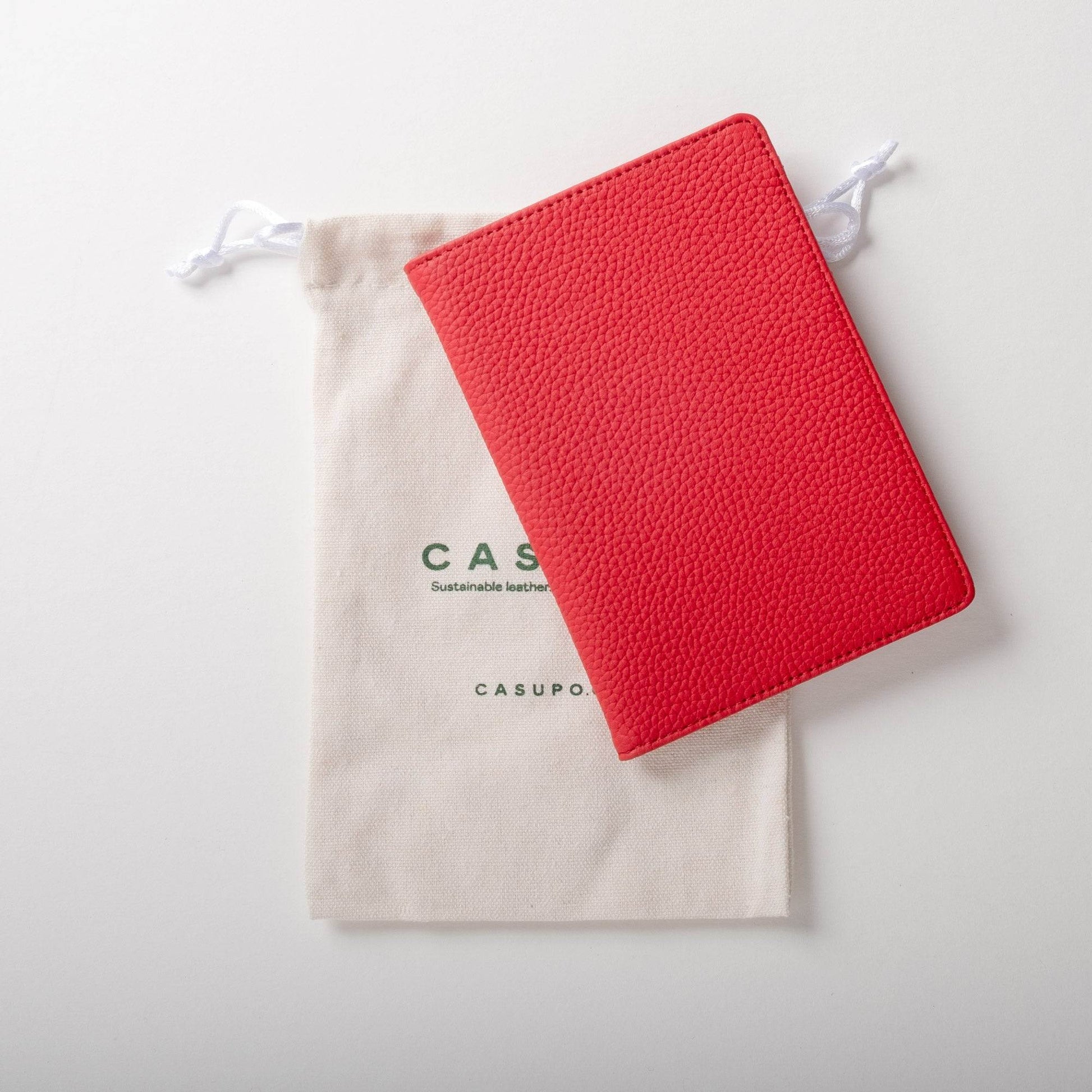 CASUPO Leather Passport Wallet with RFID - Green