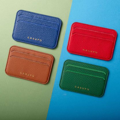 CASUPO Mag Safe Leather Wallet with RFID - Red