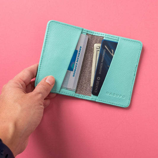 CASUPO Compact Bifold with RFID Protection - Baby Blue