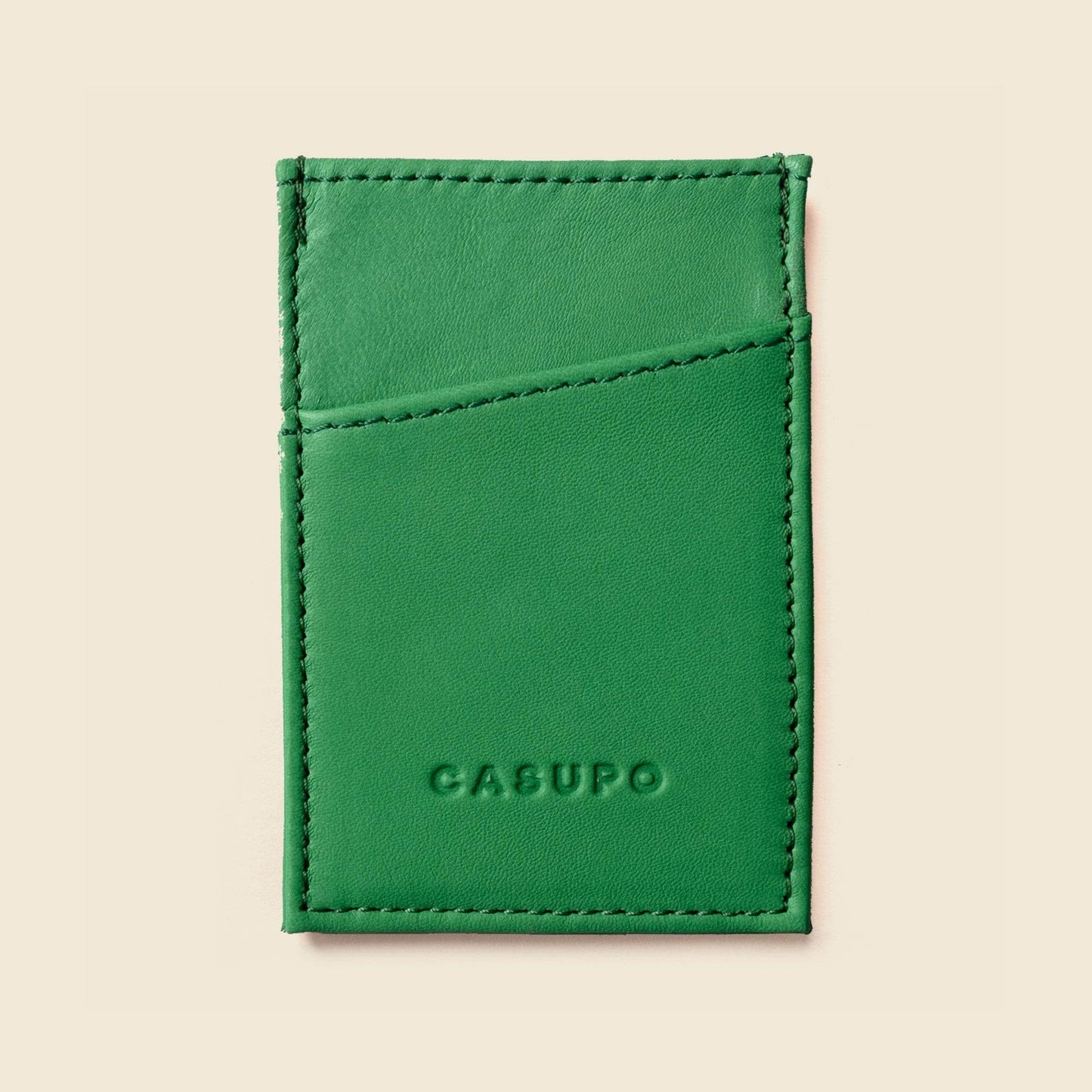 CASUPO Minimalist Wallet With RFID Protection - Green