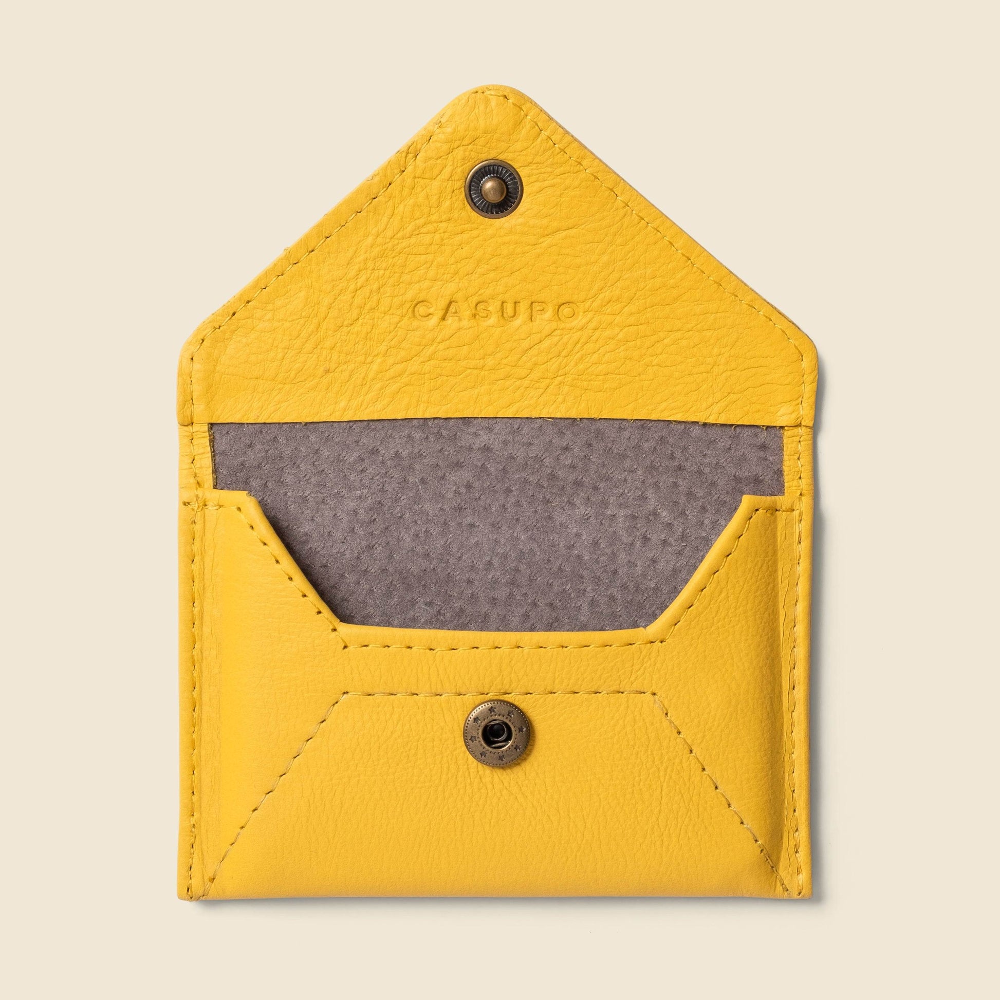 CASUPO Mini Envelope Wallet With RFID protection - Sunny Yellow