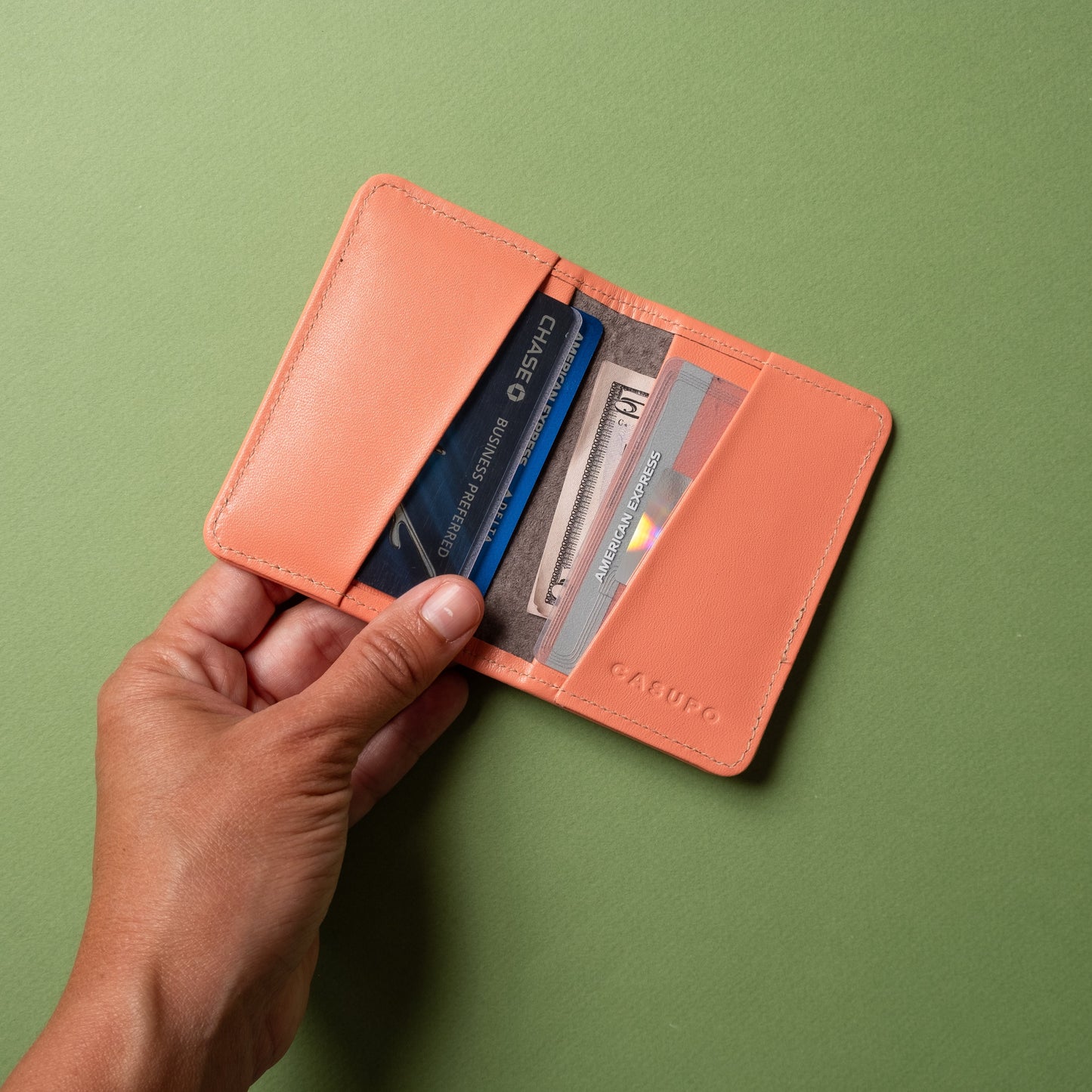 CASUPO Compact Bifold with RFID Protection - Pink