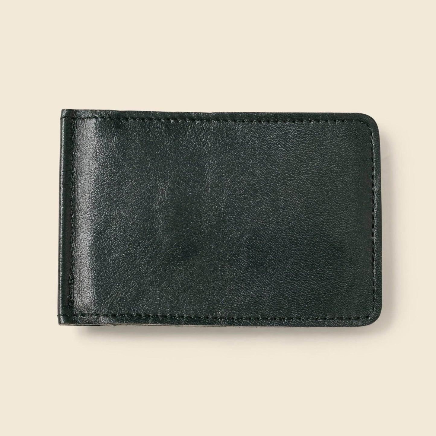 CASUPO Bifold Money Clip Wallet - Forest Green