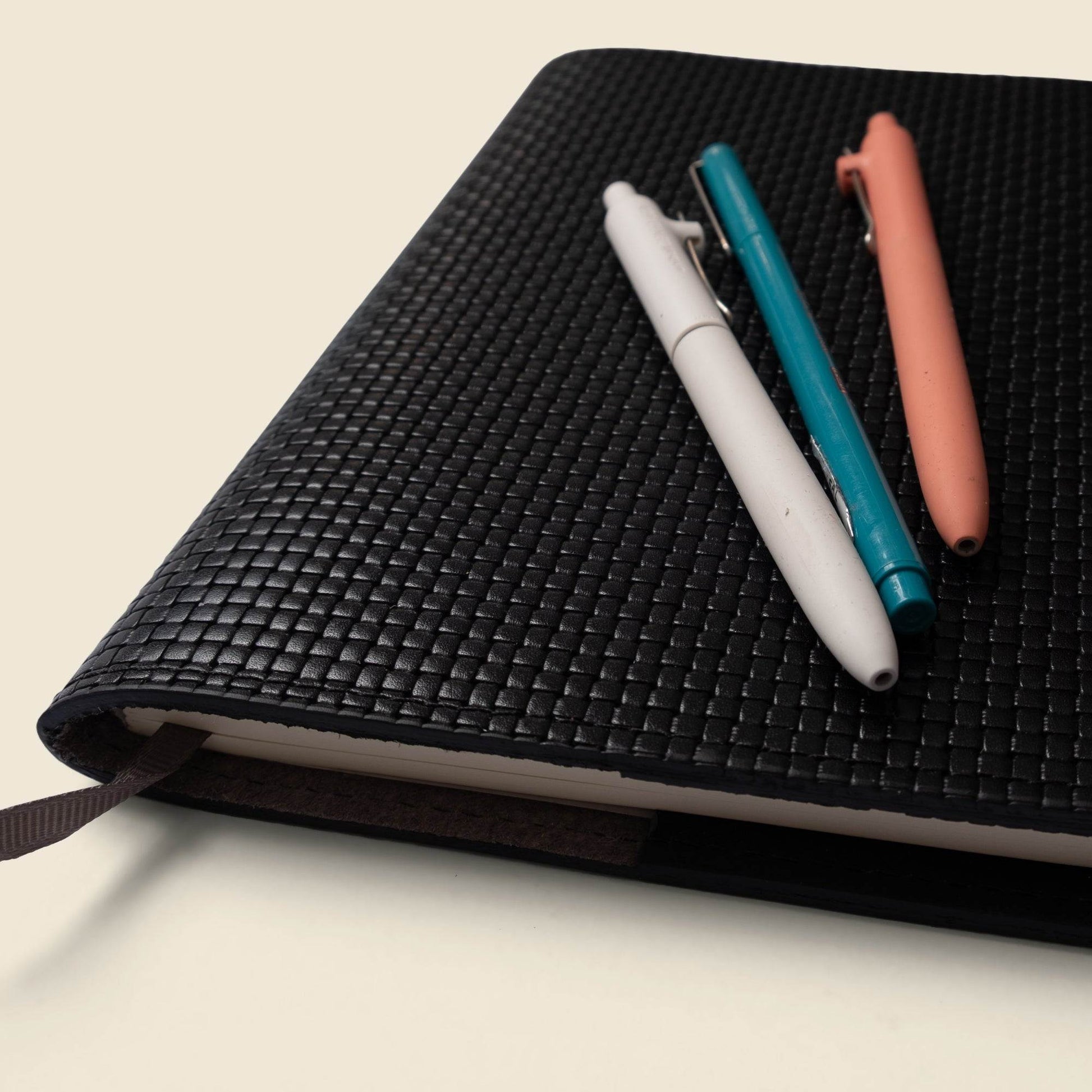 CASUPO Refillable A5 Leather Notebook Cover – Black Limited Edition
