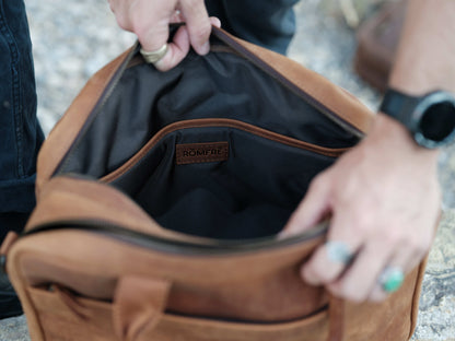 Romfre Leather Pilot Bag - Stiles Supply Co.