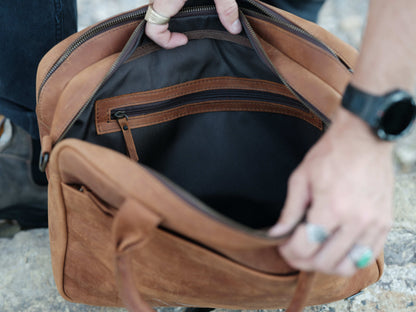 Romfre Leather Pilot Bag - Stiles Supply Co.