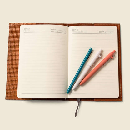 CASUPO Refillable A5 Leather Notebook Cover – Tan Limited Edition