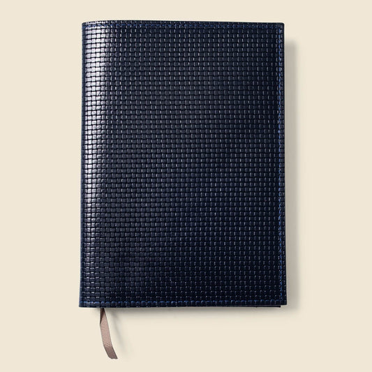 CASUPO Refillable A5 Leather Notebook Cover – Navy Limited Edition