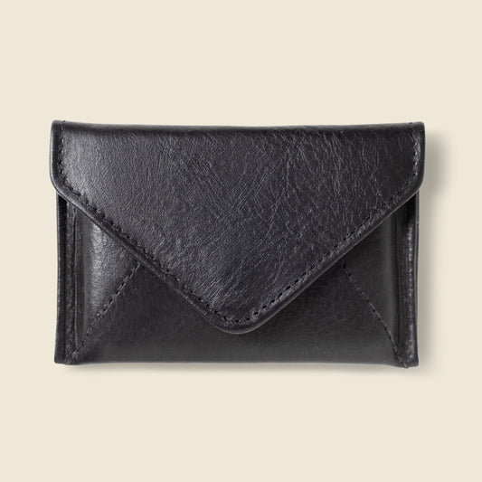 CASUPO Mini Envelope Wallet with RFID Protection - Black