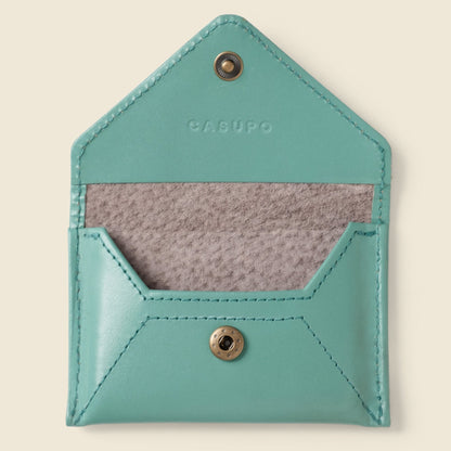 CASUPO Mini Envelope Wallet With RFID protection - Teal