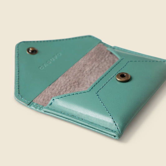 CASUPO Mini Envelope Wallet With RFID protection - Teal