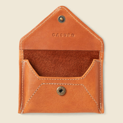 CASUPO Mini Envelope Wallet with RFID Protection - Natural