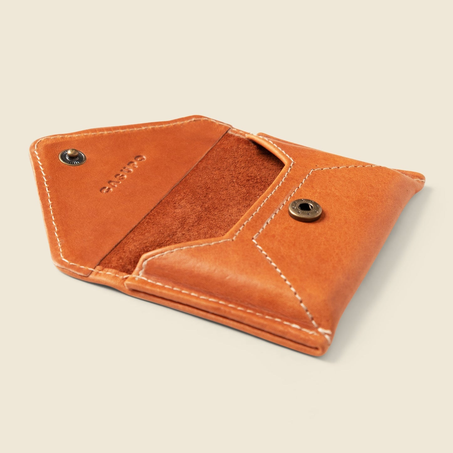 CASUPO Mini Envelope Wallet with RFID Protection - Natural