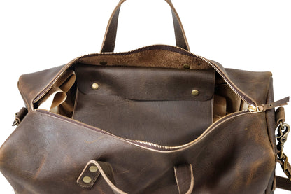 Twisted Arrow Weekend Warrior Leather Duffle Bag
