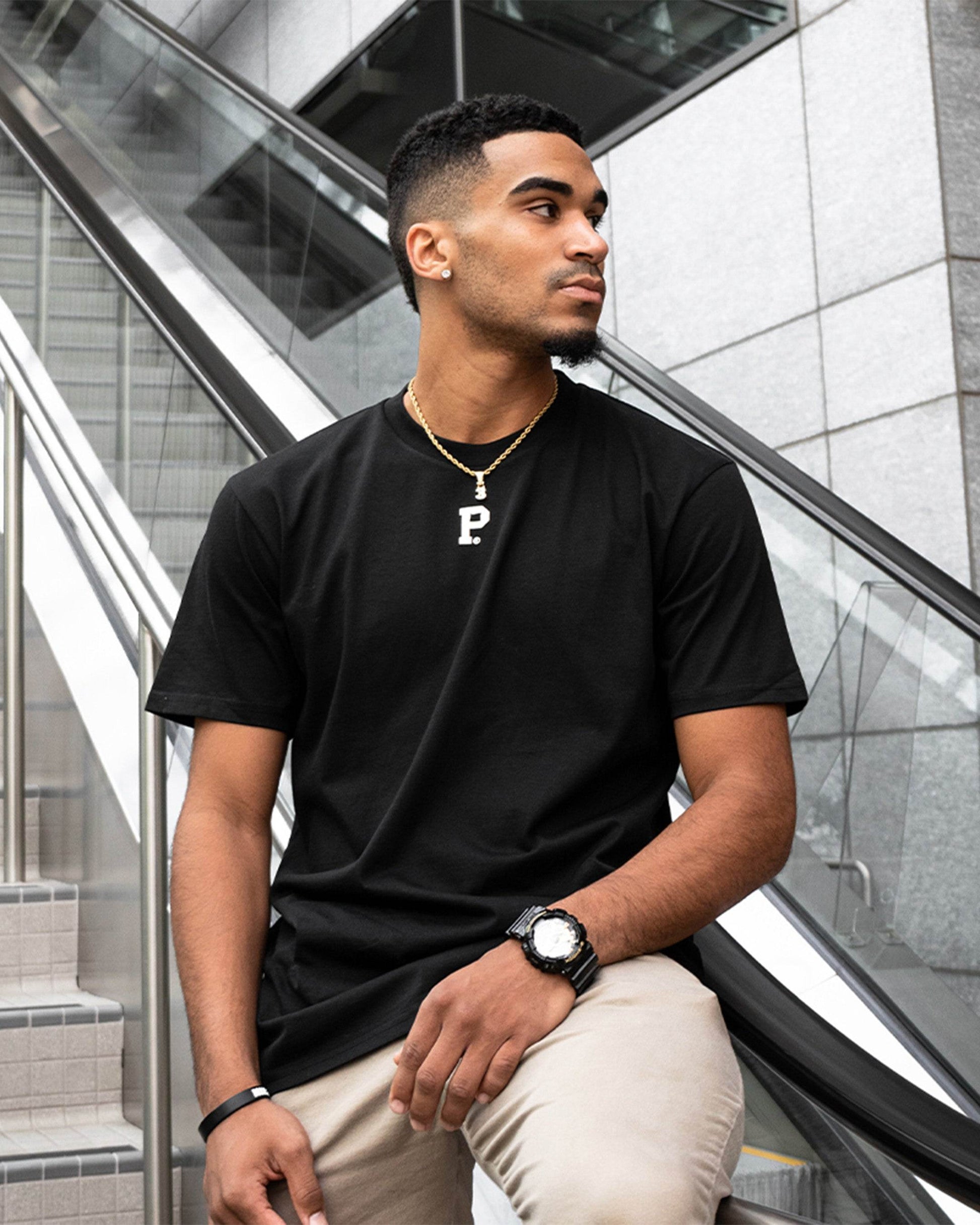 HeavyKnit Centerpiece Tee - Black