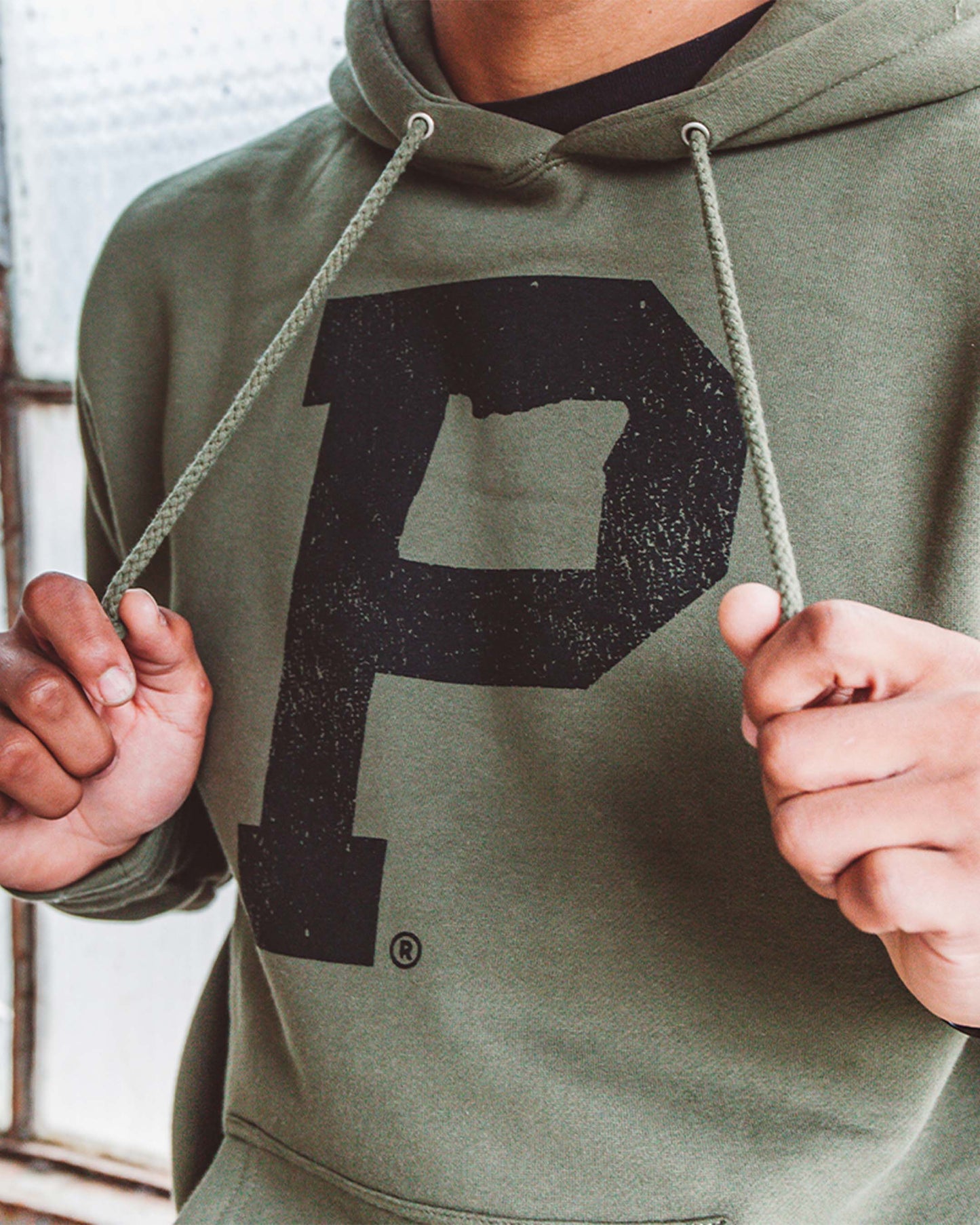 Portland Gear Soft-Blend "P" Hoodie - Olive