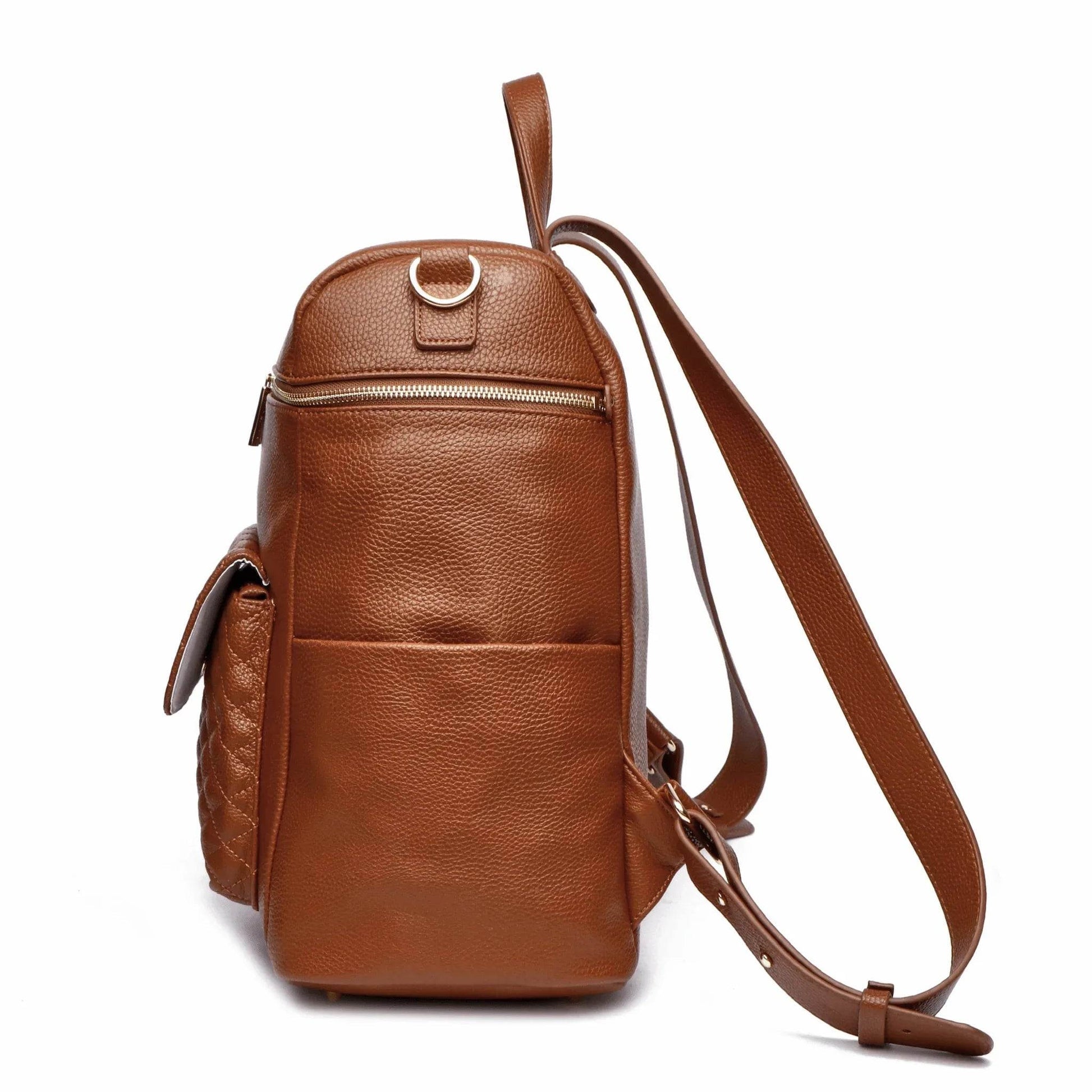 Luli Bebe Signature Diaper Bag Caramel