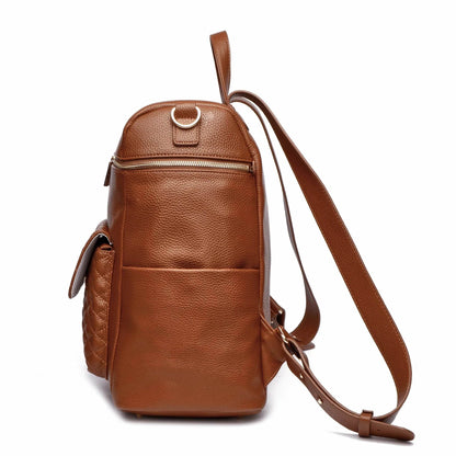 Luli Bebe Signature Diaper Bag Caramel