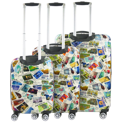 Disney Stamps 3pc Hard-sided Spinner Luggage Set - Stiles Supply Co.