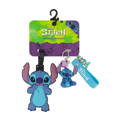 Disney Stitch & Scrump Luggage Tag & Lanyard Set - Stiles Supply Co.