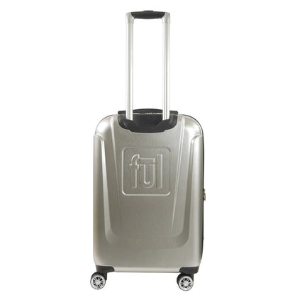 Mickey Mouse Rolling Luggage FŪL Disney Luggage 26" Silver - Stiles Supply Co.
