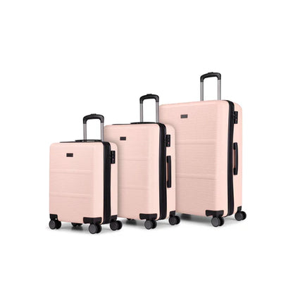 Bugatti Brussels 3-Piece Spinner Luggage Set | Durable Hard-Shell Suitcases