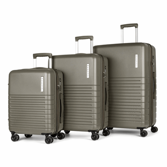 Bugatti Birmingham 3-Piece Luggage Set | Expandable Hard-Shell Suitcases