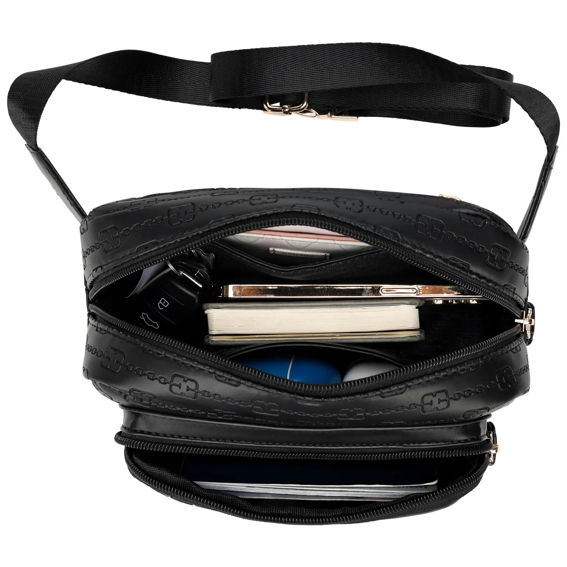 ELLE Eleganza 1.6L Vegan Leather Crossbody Bag - Stiles Supply Co.
