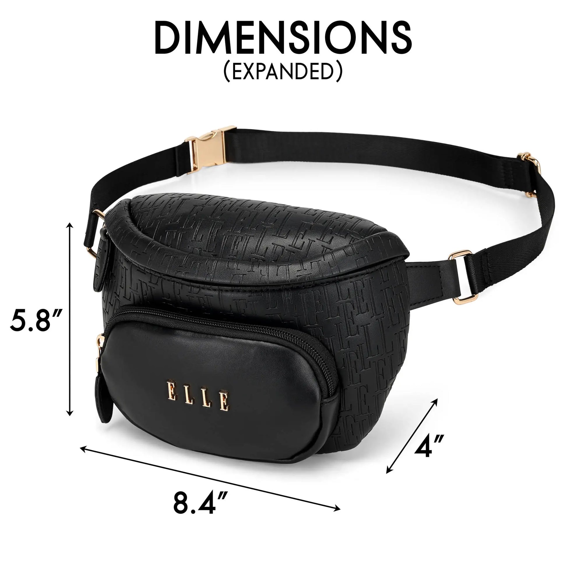 ELLE Wayfarer 1.6L Vegan Leather Crossbody Bag - Stiles Supply Co.