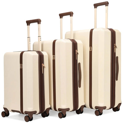 ELLE Luxe Journey Retro Luggage Set - Stiles Supply Co.