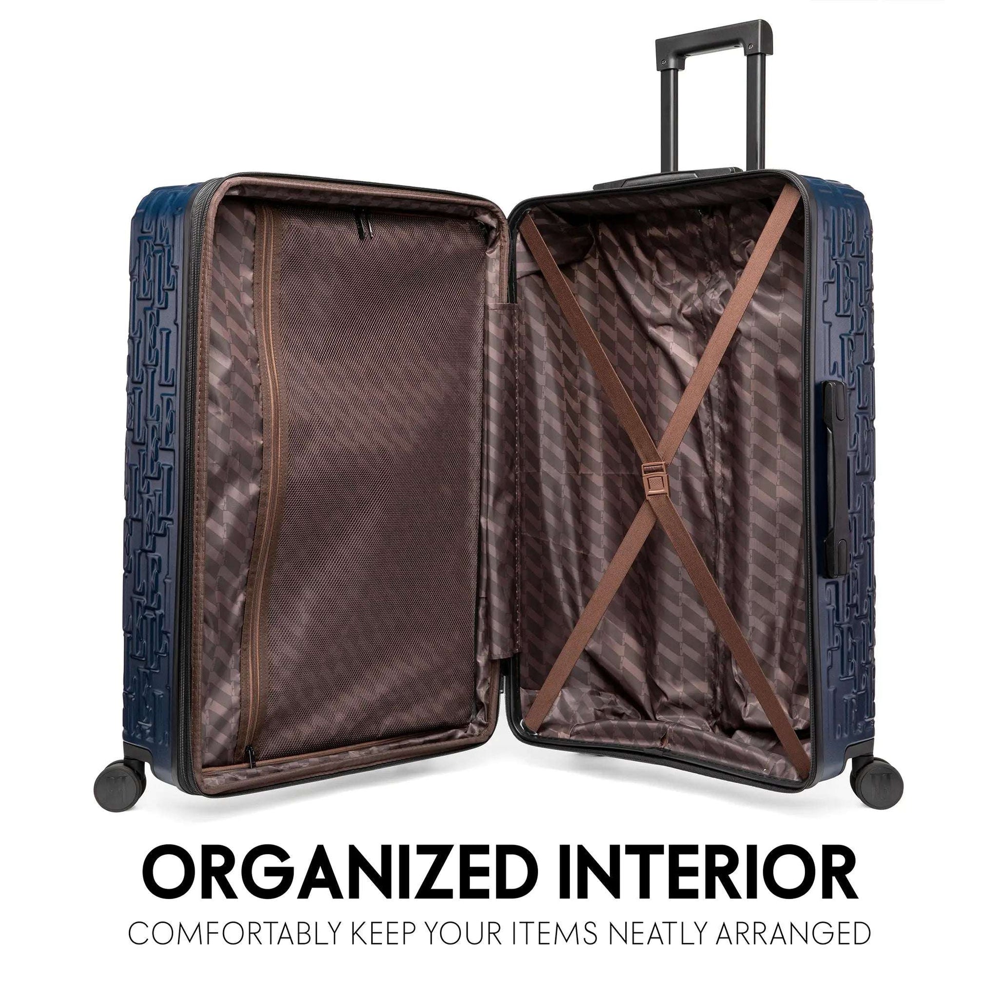 ELLE Wayfarer Monogram Luggage Set - Stiles Supply Co.