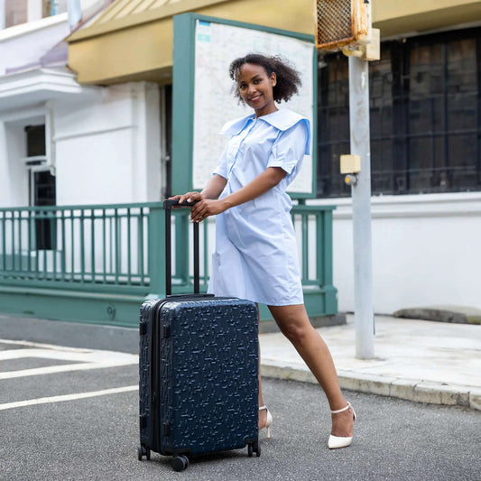 ELLE Wayfarer Monogram Luggage Set - Stiles Supply Co.