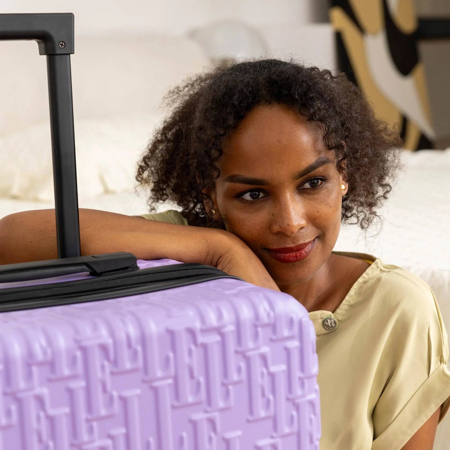 ELLE Wayfarer Monogram Luggage Set - Stiles Supply Co.