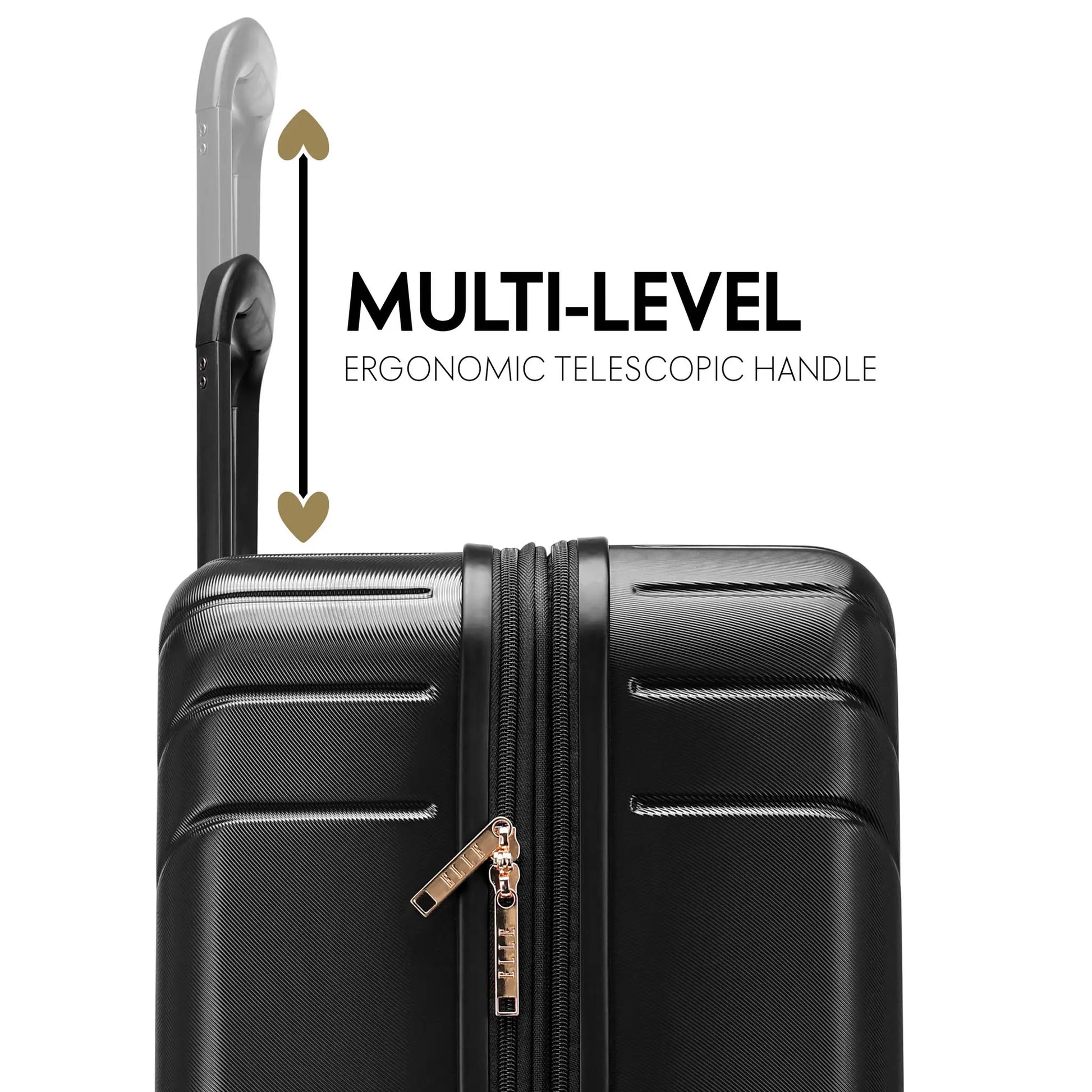 ELLE Louvre Polycarbonate 2-Piece Luggage Set - Stiles Supply Co.
