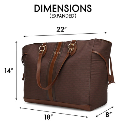 ELLE Eleganza 32L Monogram Weekender Bag - Stiles Supply Co.