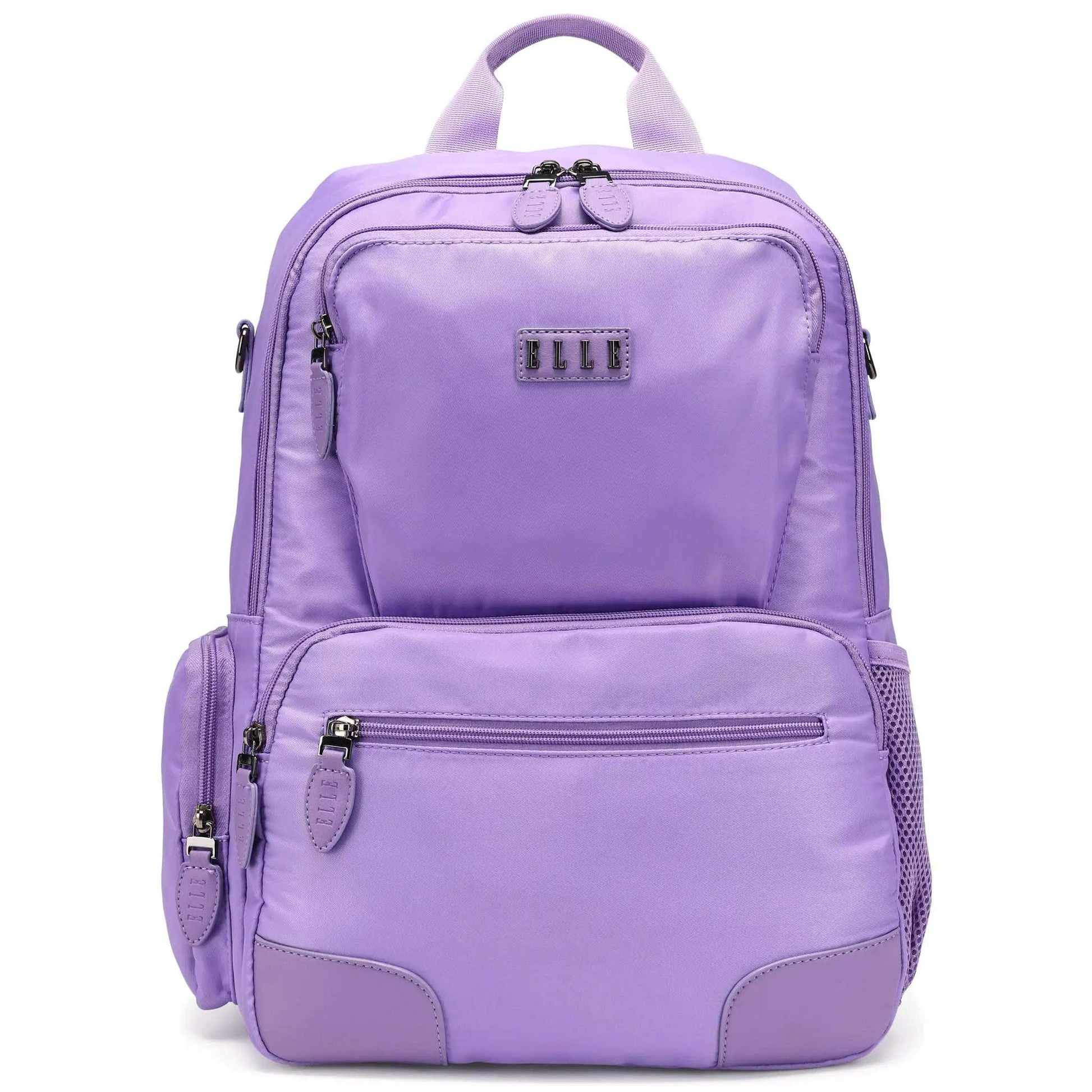 ELLE Voyage 20L Twill and Vegan Leather Backpack - Stiles Supply Co.