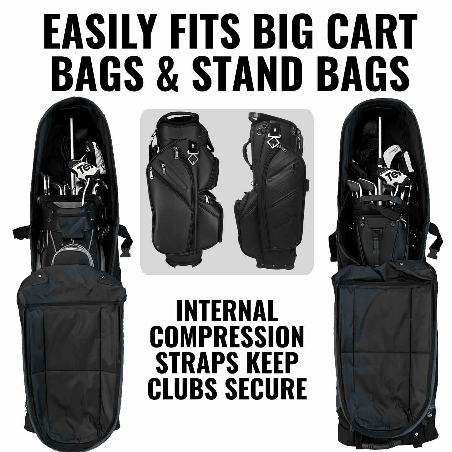 CaddyDaddy Enforcer Hard Case Golf Travel Bag