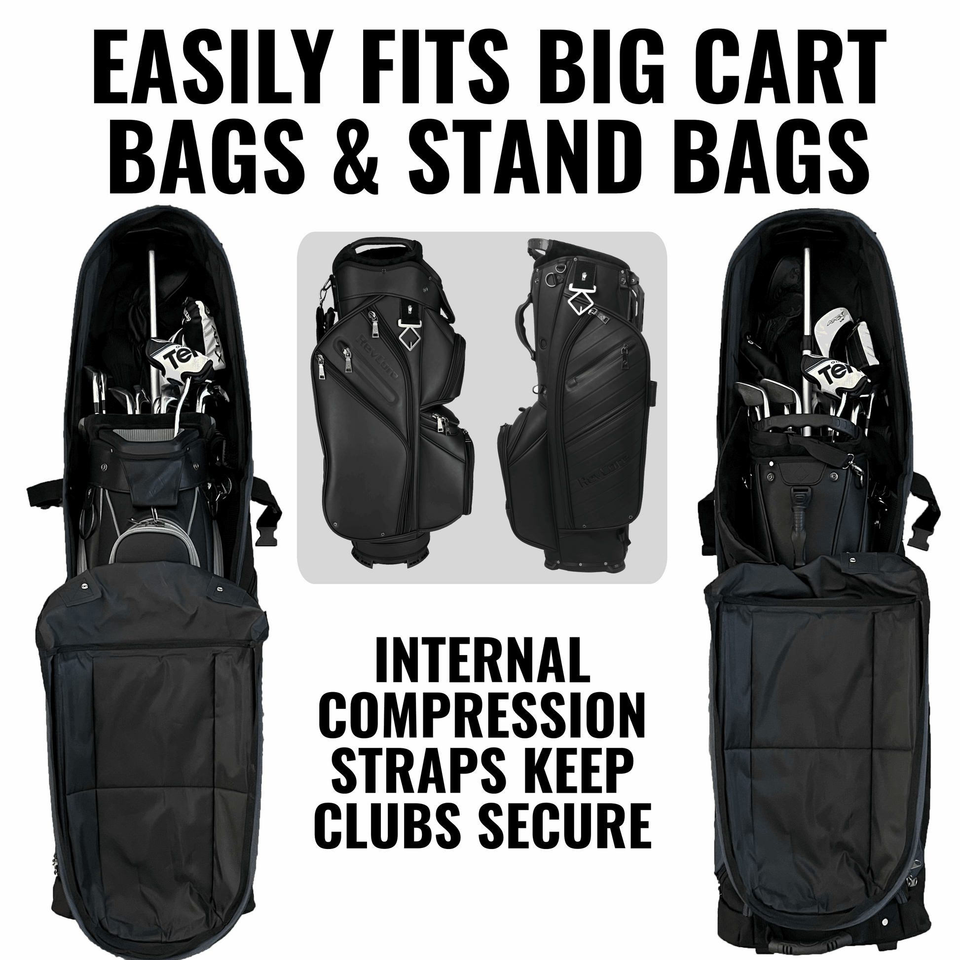 CaddyDaddy Enforcer Hard Case Golf Travel Bag