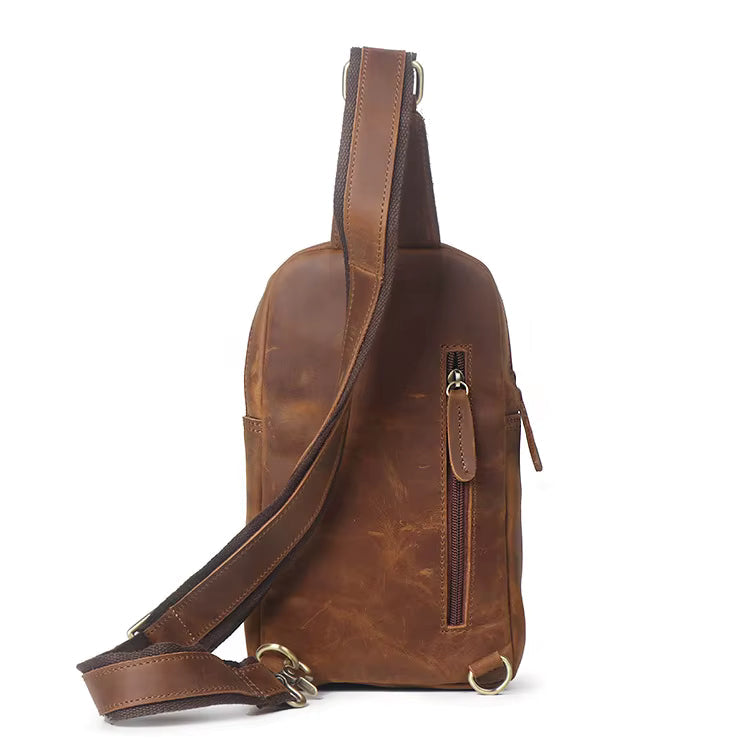 Steel Horse Leather Erling Leather Sling Bag