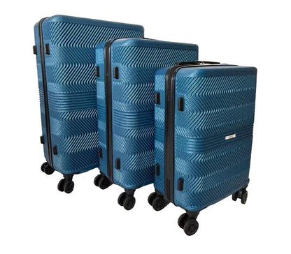 Mirage Fay Hard shell Lightweight 3 Piece Luggage Set - Stiles Supply Co.