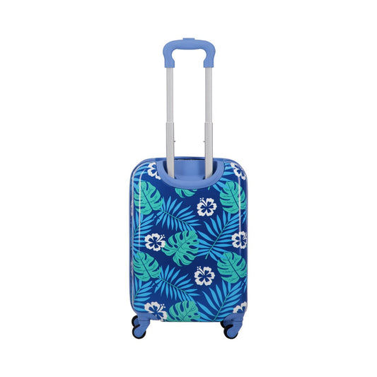 Disney Stitch Tropical Leaves Kids 21" Luggage - Stiles Supply Co.