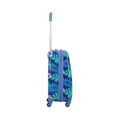 Disney Stitch Tropical Leaves Kids 21" Luggage - Stiles Supply Co.