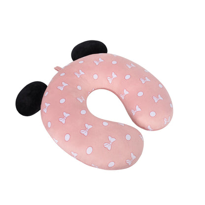 Disney Minnie Mouse Bow With Polka Dots Travel Neck Pillow - Stiles Supply Co.
